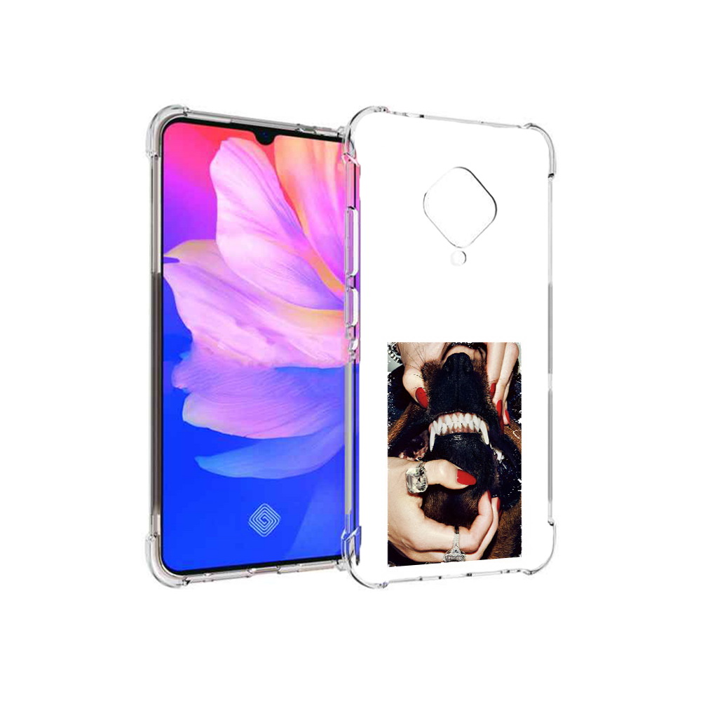 

Чехол MyPads Tocco для Vivo V17 маникюр (PT147343.378.457), Прозрачный, Tocco