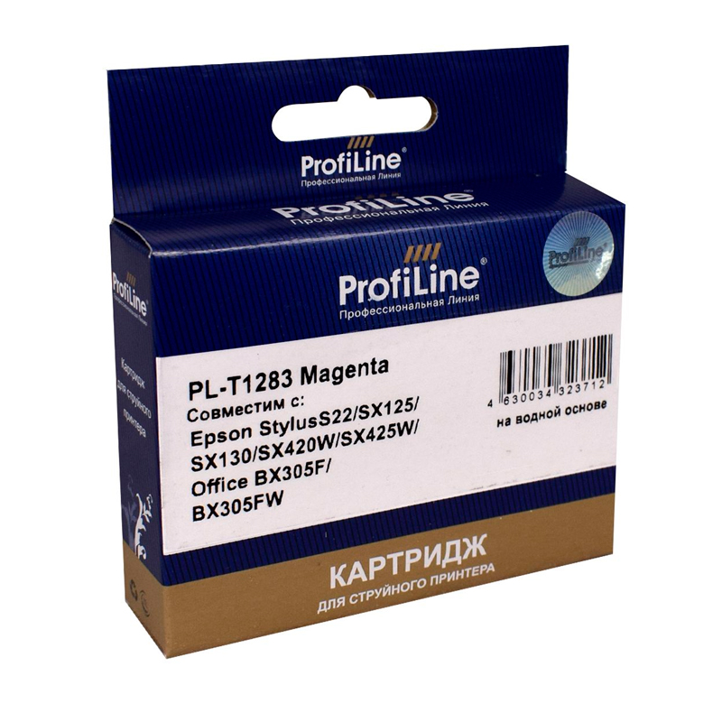 

Картридж для струйного принтера Profiline (PL-T1283) пурпурный, совместимый