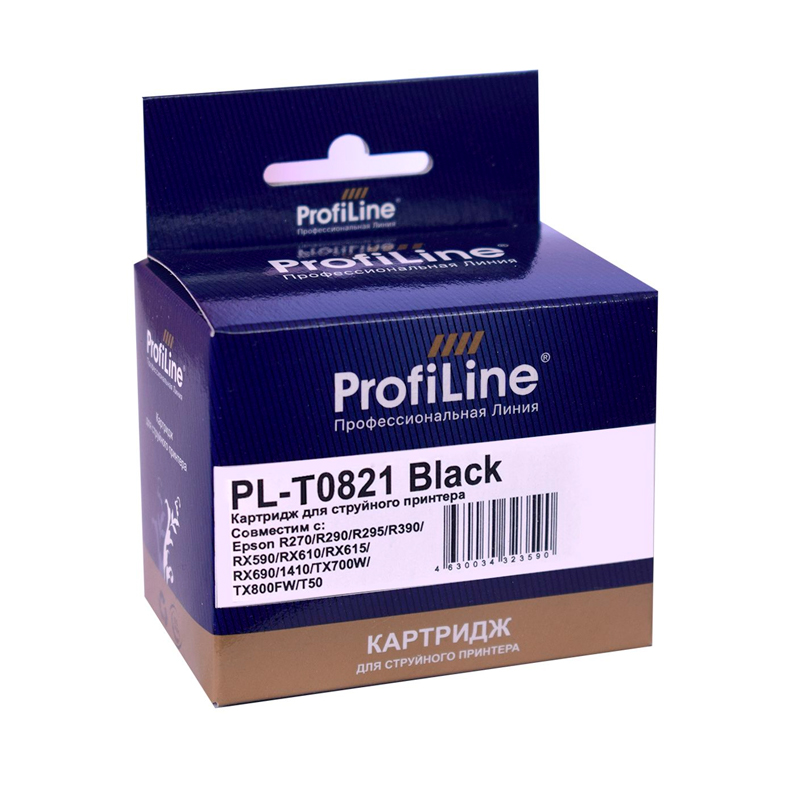 

Картридж для струйного принтера Profiline PL-TO821 (PL-TO821) черный, совместимый, PL-TO821