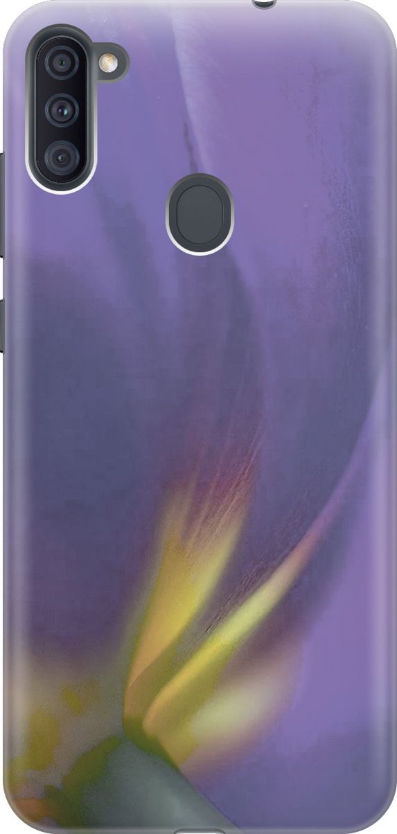 

Чехол на Samsung Galaxy A11/M11 с принтом "Фиолетовая фиалка", Желтый;фиолетовый, 2841