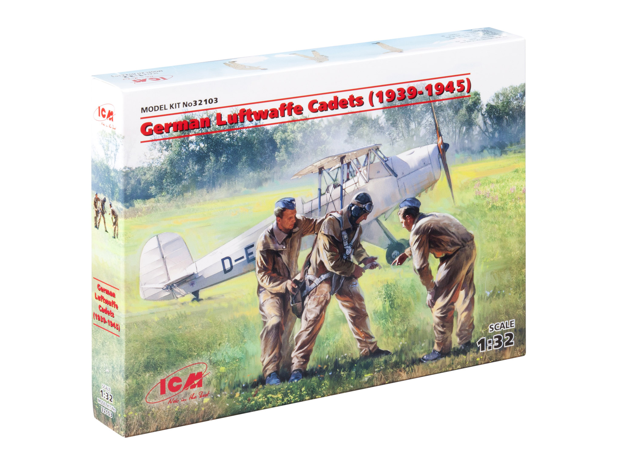 

Сборная модель ICM 1/32 German Luftwaffe Cadets (1939-1945) (3 figures) 32103