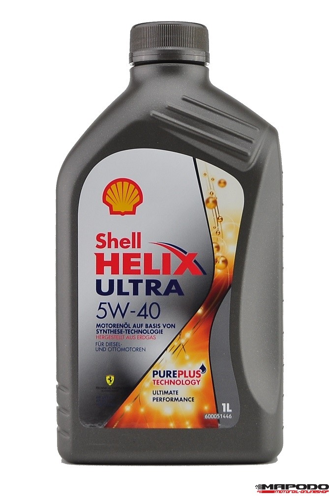 

Моторное масло Shell синтетическое Неliх Ulтrа 5W40 1л