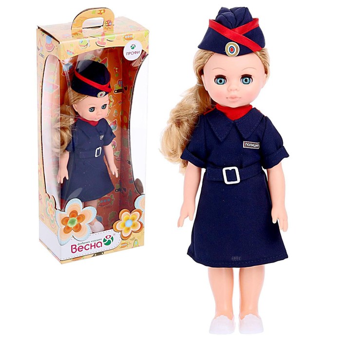 Кукла Весна Полицейский девочка 30 см