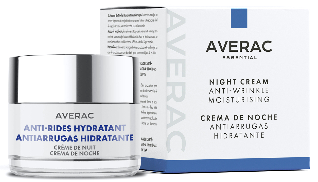 Крем для лица AVERAC Essential увлажняющий, против морщин с коллагеном и аденозином, 50 мл