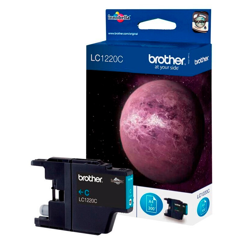 

Картридж для струйного принтера Brother (LC1220C) голубой, оригинальный
