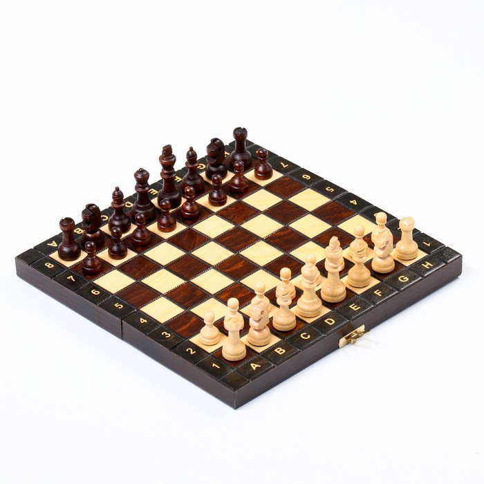 фото Шахматы ручной работы, 27 х 27 см, король h=6 см. пешка h-2.5 см nobrand