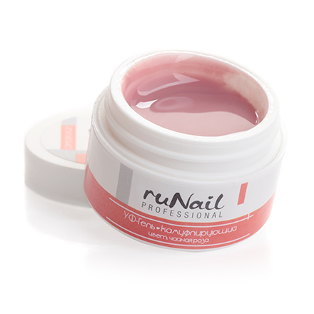 

УФ-гель камуфлирующий чайная роза, tea-rose, ruNail, 15 г