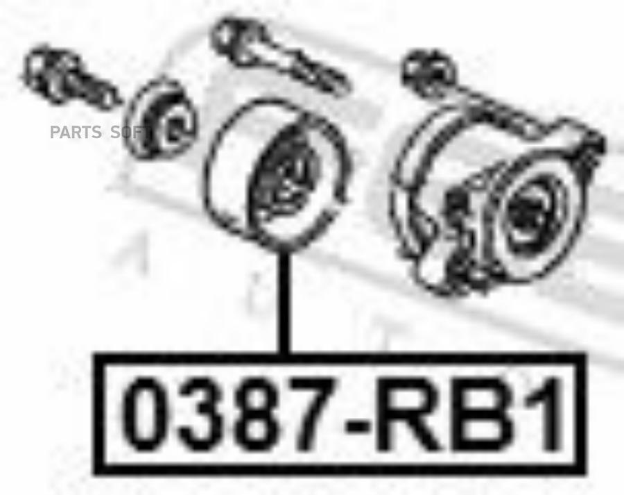 

FEBEST РОЛИК НАТЯЖНОЙ FEBEST 0387-RB1
