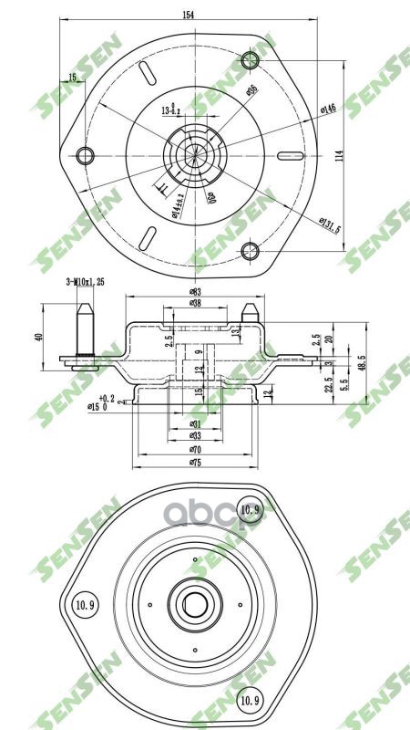 Опора Амортизатора SENSEN m61204