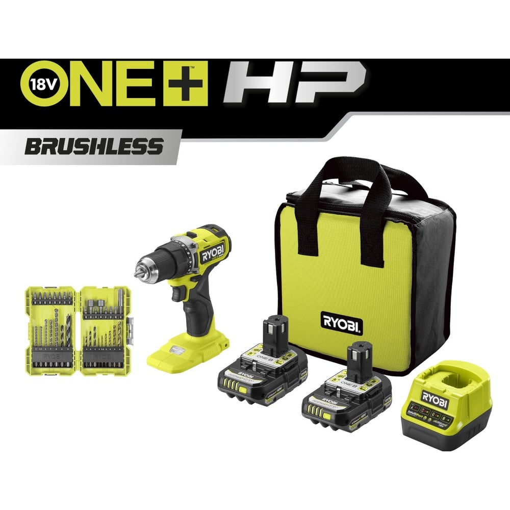 

Аккумуляторная ударная дрель-шуруповерт Ryobi 22911411 18, rdd18c-2c20sa32 5133005624