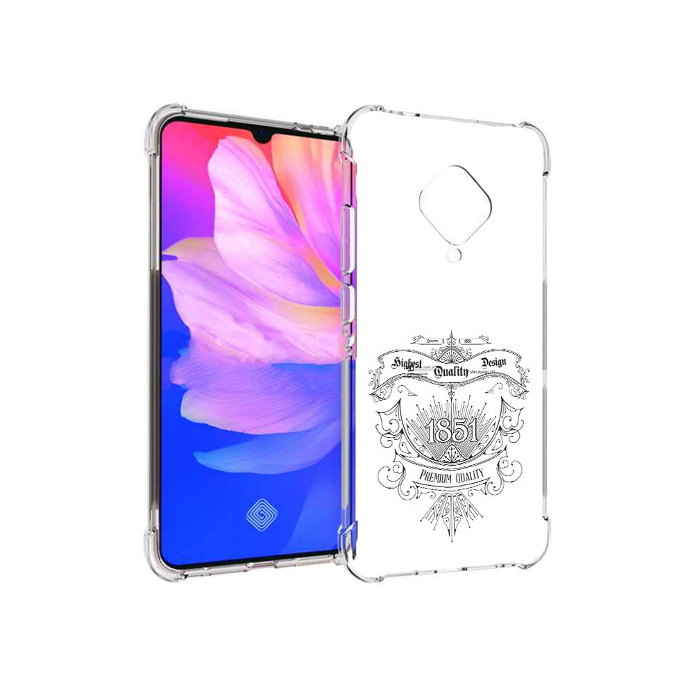 

Чехол MyPads Tocco для Vivo V17 логотип 1851 год (PT147343.378.444), Прозрачный, Tocco