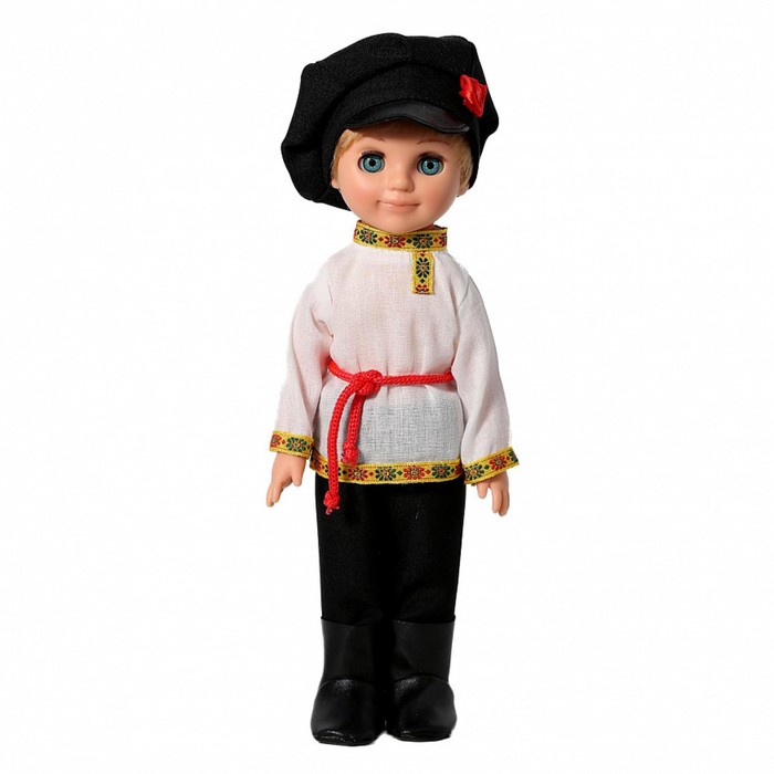 Кукла Весна Мальчик в русском костюме 30 см