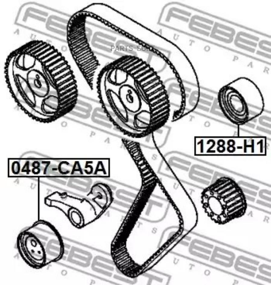 

FEBEST Ролик натяжителя ремня грм FEBEST 0487-CA5A