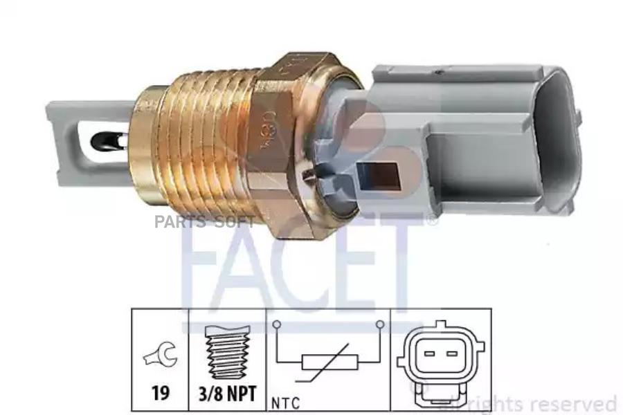 

FACET Датчик температуры воздуха 1шт