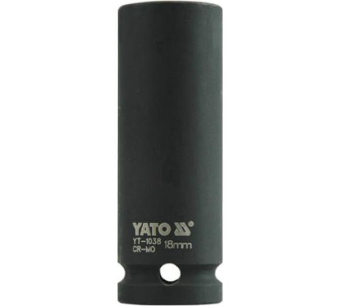 

Головка Ударная Глубокая, 18 Мм, 6 Гр, 1/2 YATO YT-1038