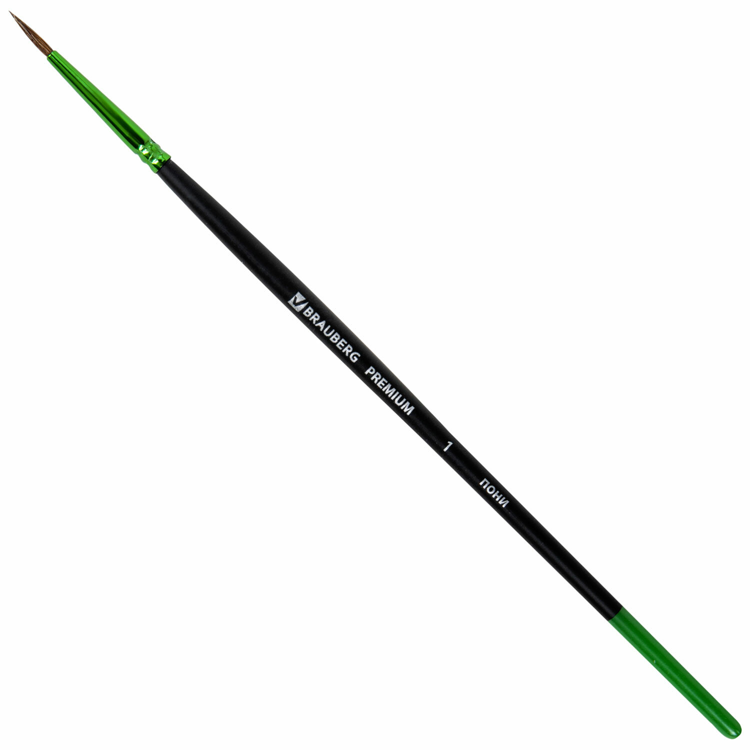 

Кисть из ворса пони № 1, Brauberg PREMIUM, 200980, 30 шт