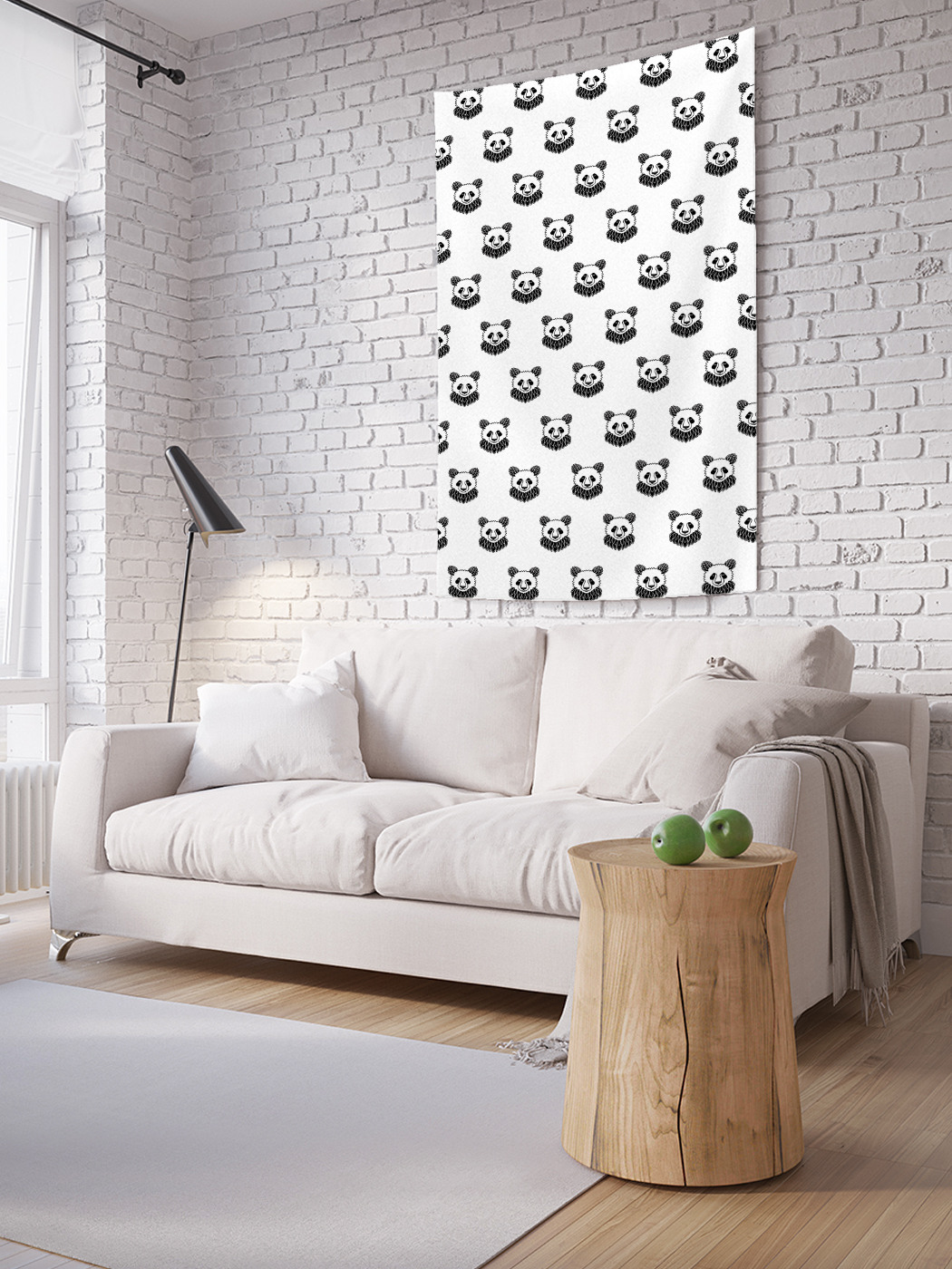

Вертикальное фотопанно на стену JoyArty Мишки-панды 150x200 см, Мишки-панды