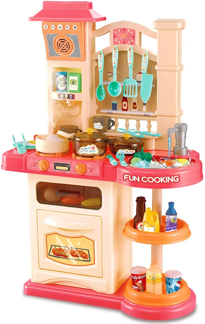 Набор игровой Кухня для девочек, с аксессуарами свет, звук в ассортименте арт B1989931