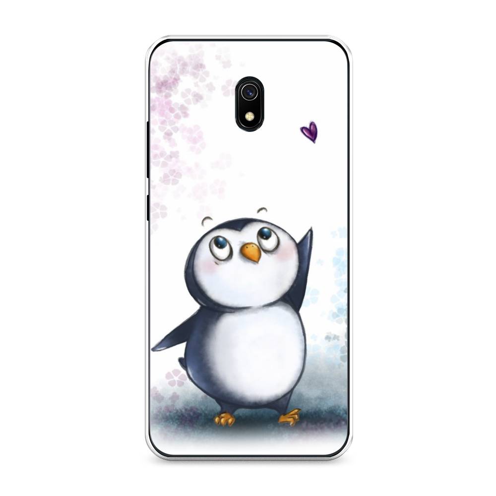 

Чехол Awog на Xiaomi Redmi 8A "Пингвин и сердечко", Разноцветный, 37250-1