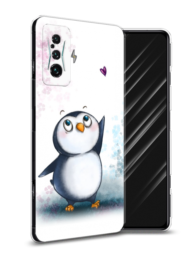 

Чехол Awog на Xiaomi Redmi K50 GE "Пингвин и сердечко", Разноцветный, 314350-1