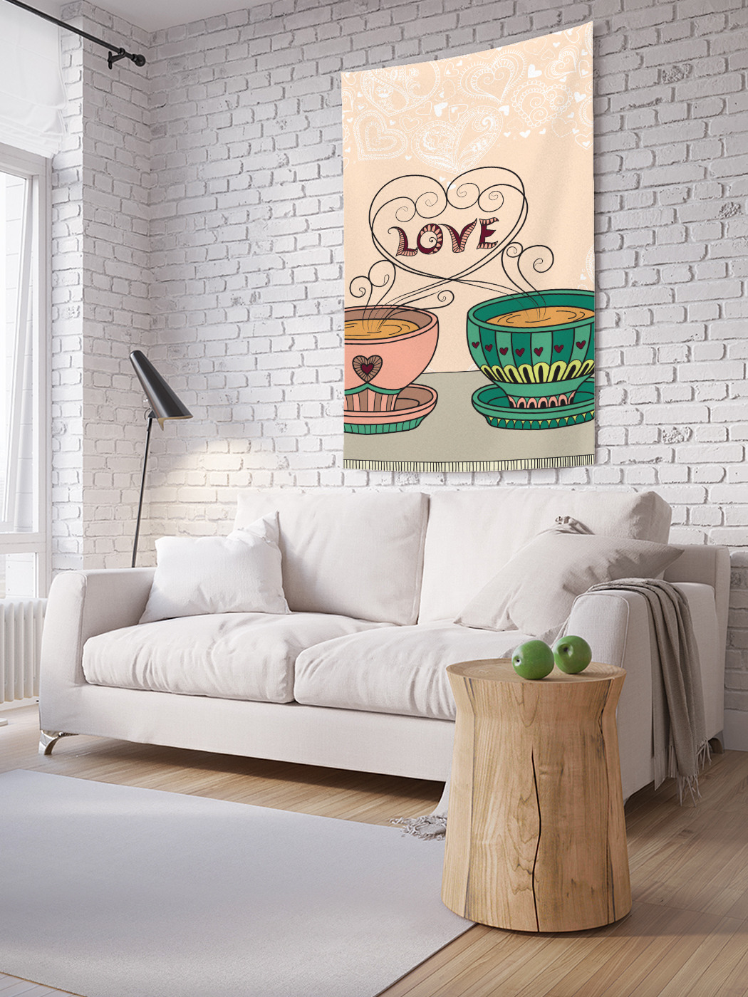 

Вертикальное фотопанно на стену JoyArty Чайная пара 150x200 см, Чайная пара