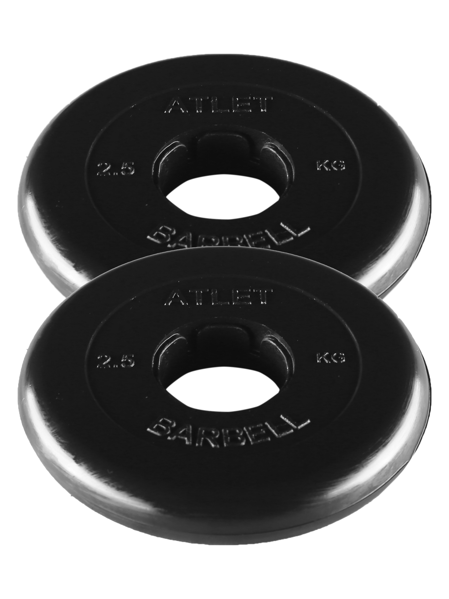 

Диск для штанги MB Barbell Atlet 2 шт. 2,5 кг, 51 мм черный, Atlet 2 шт.