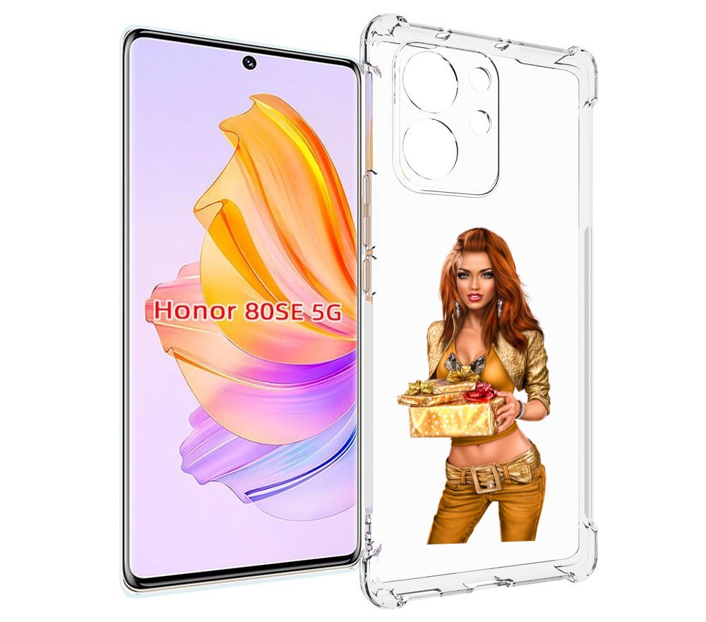 

Чехол MyPads золотая-девочка-с-подарком женский для Honor 80 SE, Прозрачный, Tocco