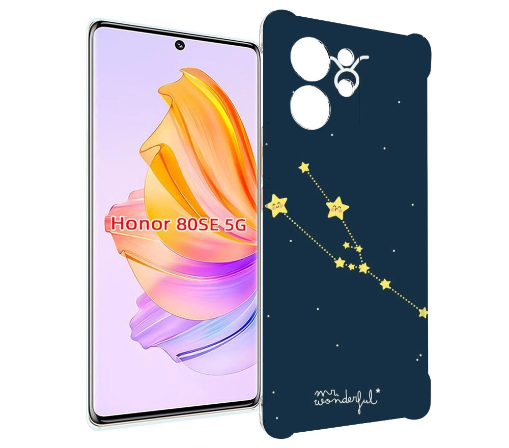 

Чехол MyPads знак-зодиака-телец-4 для Honor 80 SE, Прозрачный, Tocco