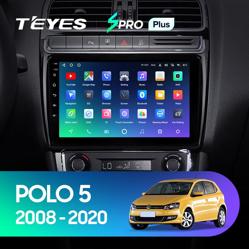 Штатная магнитола Teyes SPRO Plus 432 Volkswagen Polo 5 2008-2020 3404000₽
