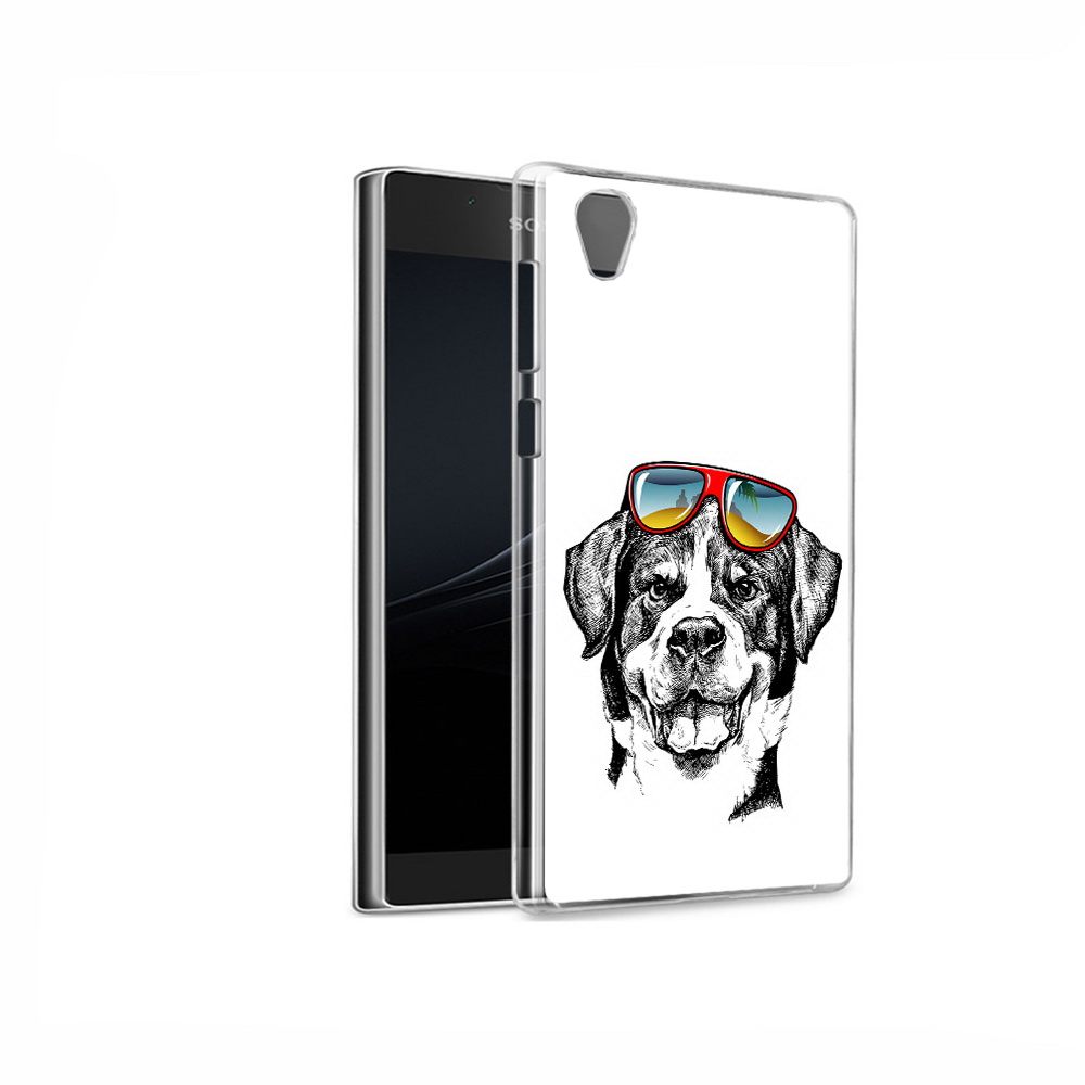 

Чехол MyPads Tocco для Sony Xperia L1 счастливая собака (PT66853.250.631), Прозрачный, Tocco