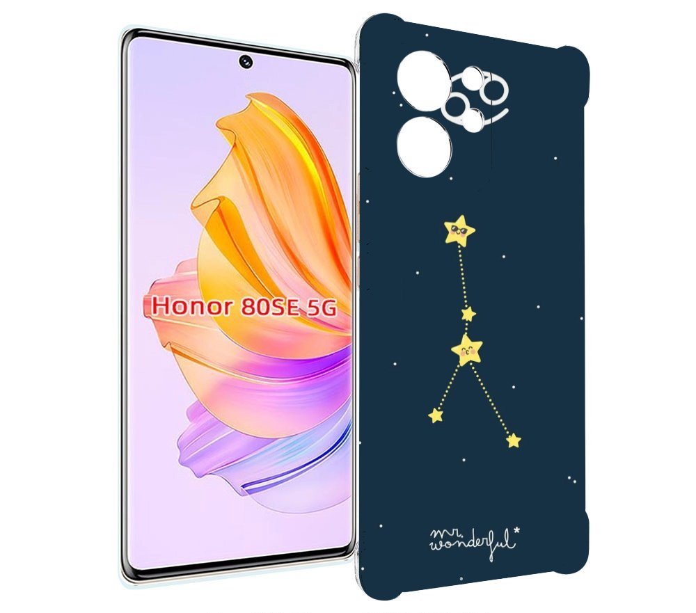 

Чехол MyPads знак-зодиака-рак-3 для Honor 80 SE, Прозрачный, Tocco