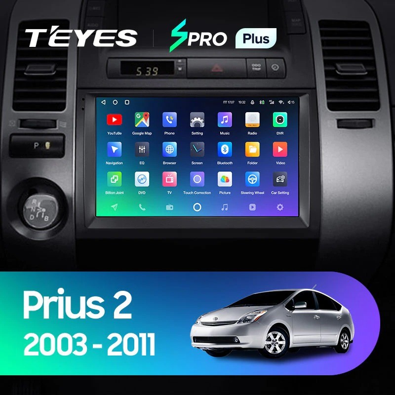 Штатная магнитола Teyes SPRO Plus 432 Toyota Prius XW20 2003-2011 3260000₽