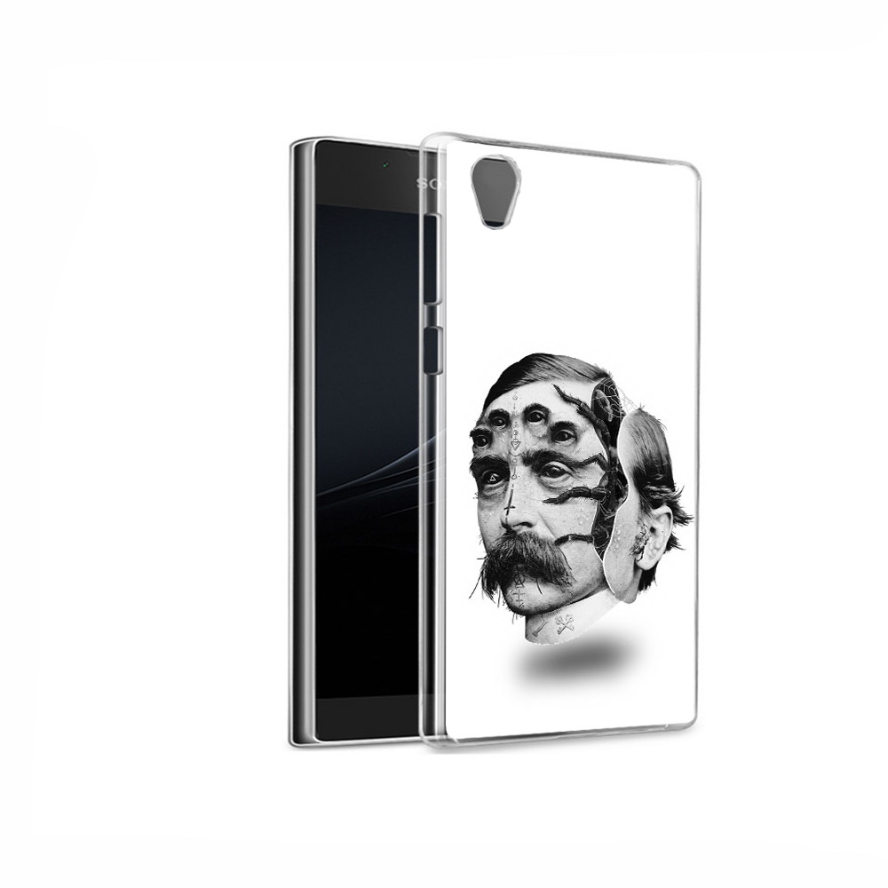 

Чехол MyPads Tocco для Sony Xperia L1 страшное лицо мужчины (PT66853.250.629), Прозрачный, Tocco