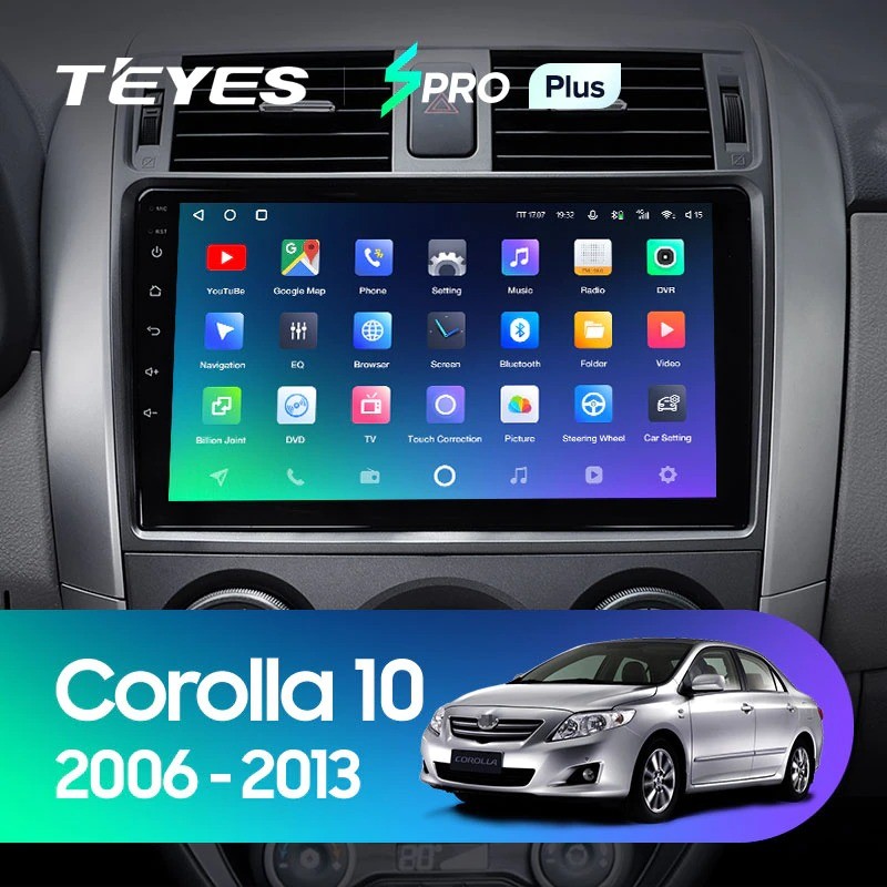 Штатная магнитола Teyes SPRO Plus 432 Toyota Corolla 10 E140 E150 2006-2013 Тип-A 3404000₽