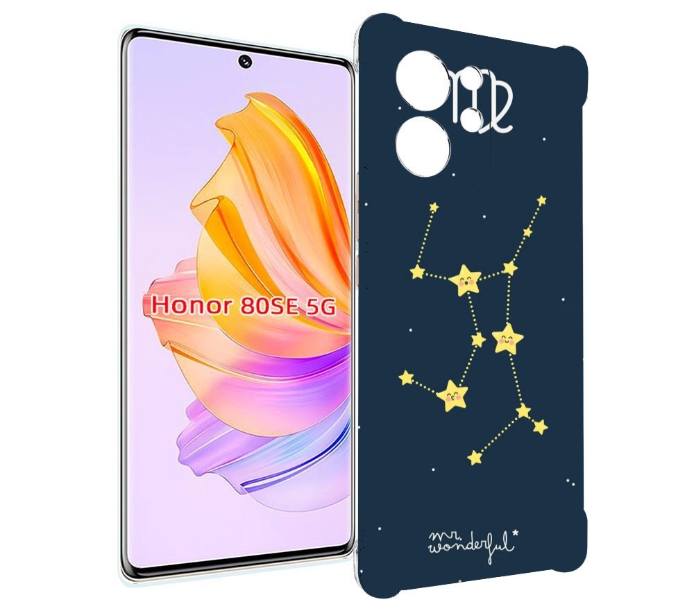 

Чехол MyPads знак-зодиака-дева-3 для Honor 80 SE, Прозрачный, Tocco
