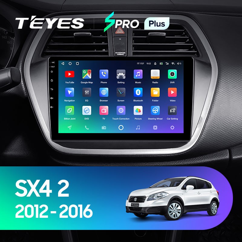 Штатная магнитола Teyes SPRO Plus 432 Suzuki SX4 2 2012-2016 3438500₽