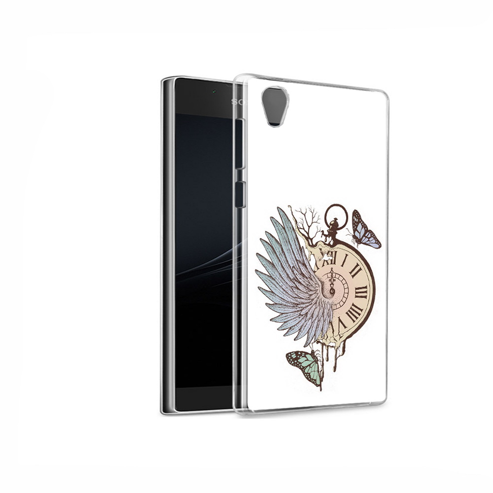 Чехол MyPads Tocco для Sony Xperia L1 страинные часы с крылом (PT66853.250.626)