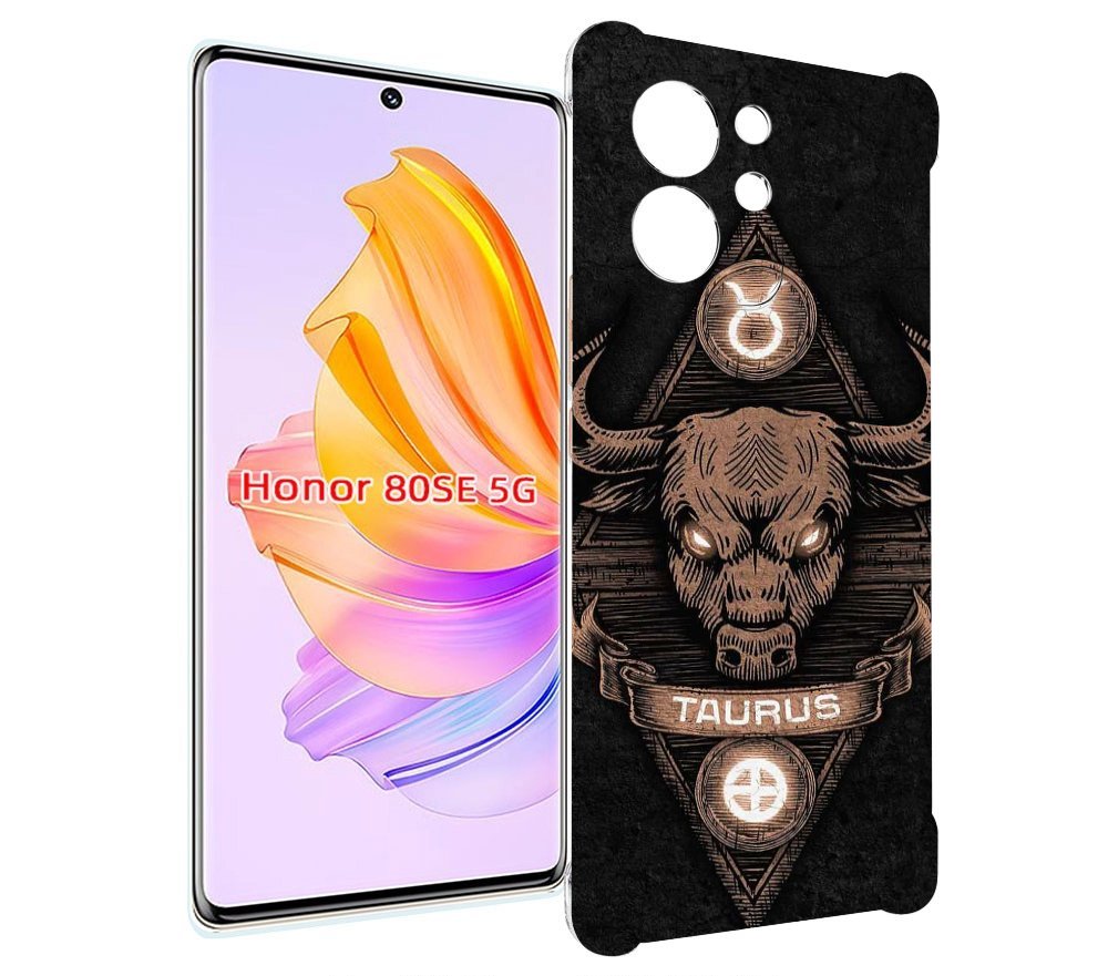 

Чехол MyPads знак зодиака телец 2 для Honor 80 SE, Прозрачный, Tocco