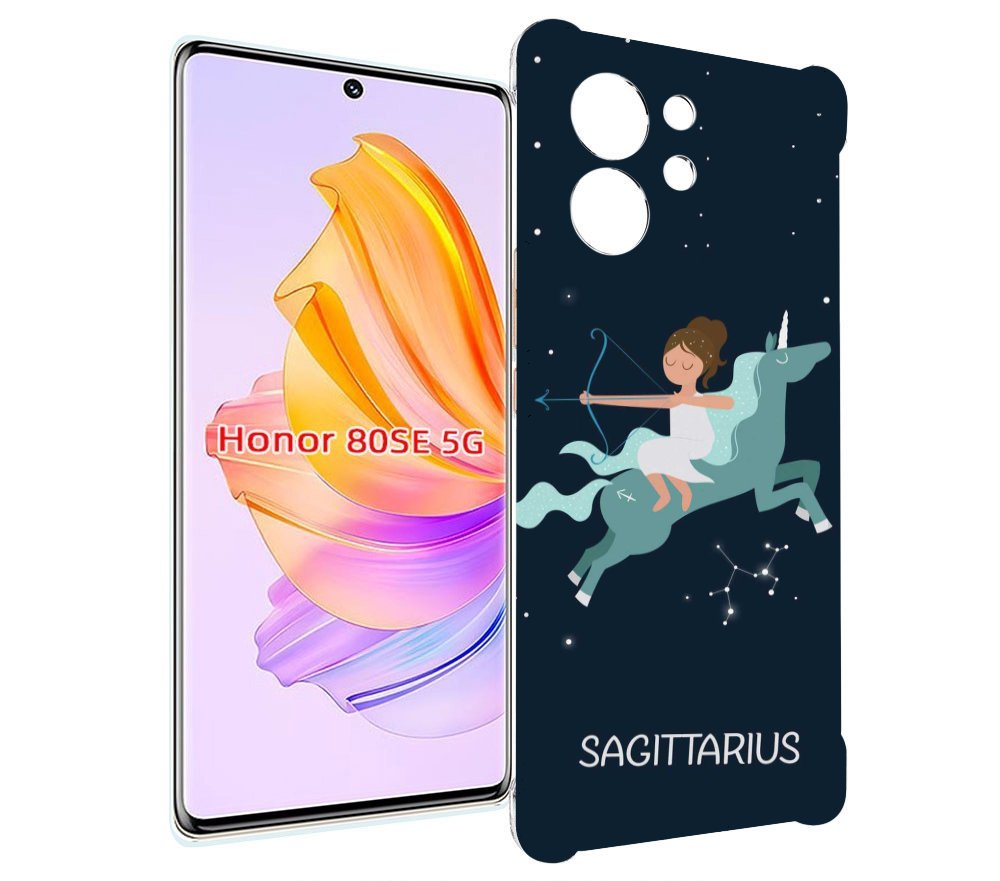

Чехол MyPads знак зодиака стрелец 5 для Honor 80 SE, Прозрачный, Tocco