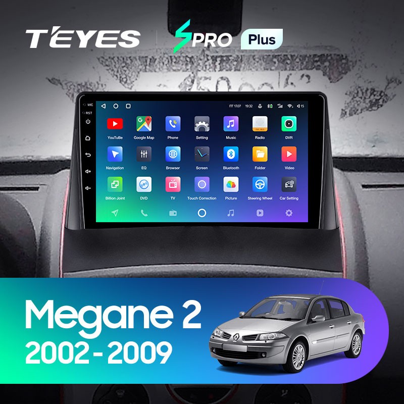 Штатная магнитола Teyes SPRO Plus 432 Renault Megane 2 2002-2009 3542000₽