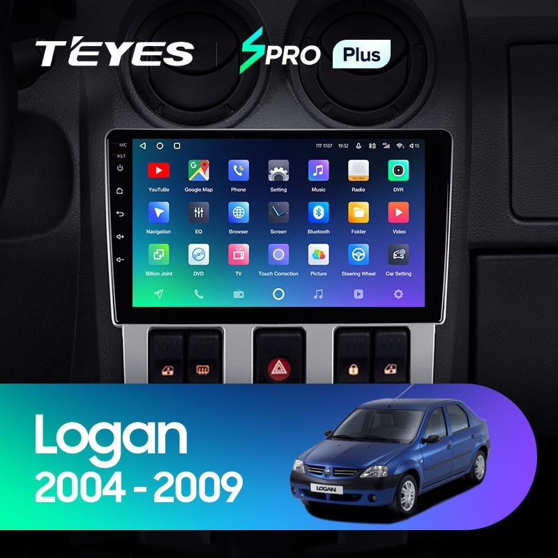 Штатная магнитола Teyes SPRO Plus 432 Renault Logan 1 2004-2009 3461500₽