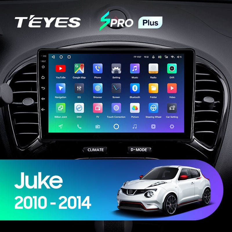 Штатная магнитола Teyes SPRO Plus 432 Nissan Juke 2010-2014 3507500₽