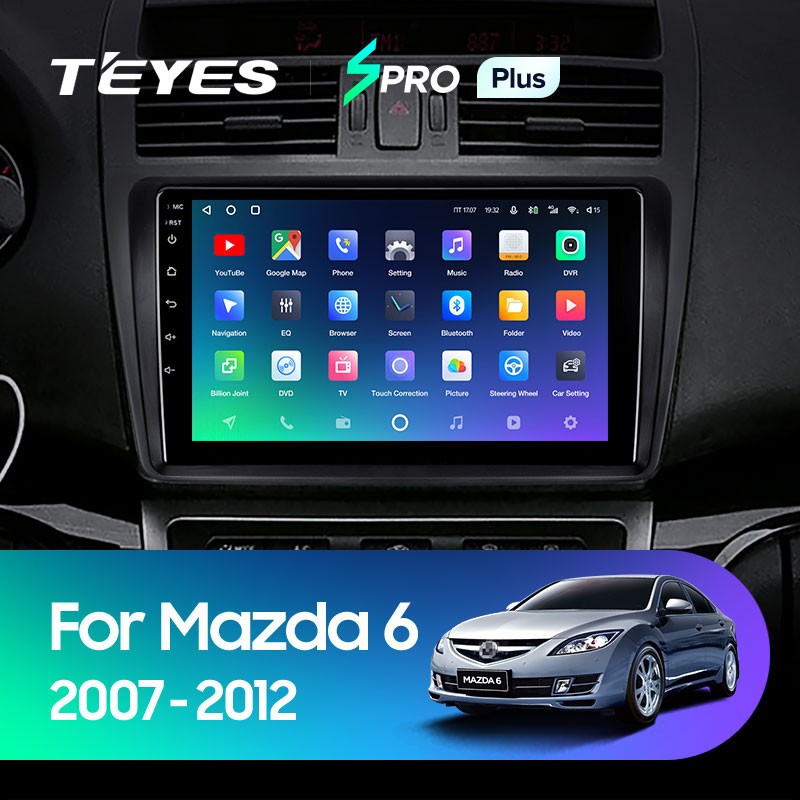 Штатная магнитола Teyes SPRO Plus 432 Mazda 6 2 GH 2007-2012 3519000₽