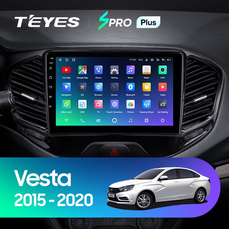 Штатная магнитола Teyes SPRO Plus 432 LADA Vesta Cross Sport 2015-2023 3312000₽
