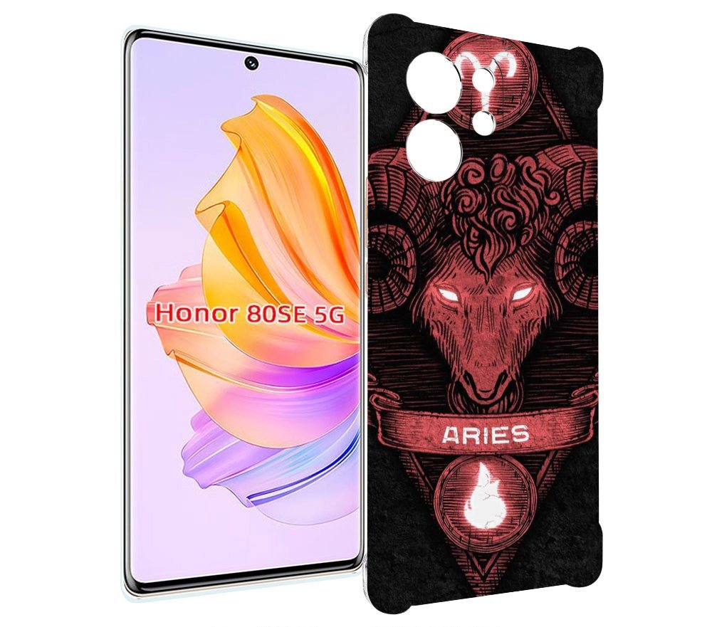 

Чехол MyPads знак зодиака овен 6 для Honor 80 SE, Прозрачный, Tocco