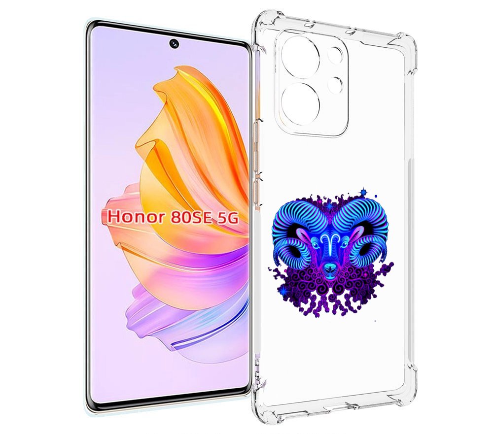 

Чехол MyPads знак зодиака овен 2 для Honor 80 SE, Прозрачный, Tocco