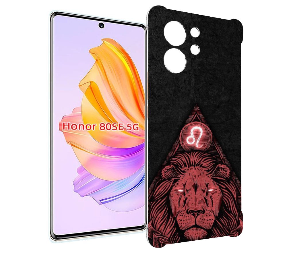 Чехол MyPads знак зодиака лев 4 для Honor 80 SE