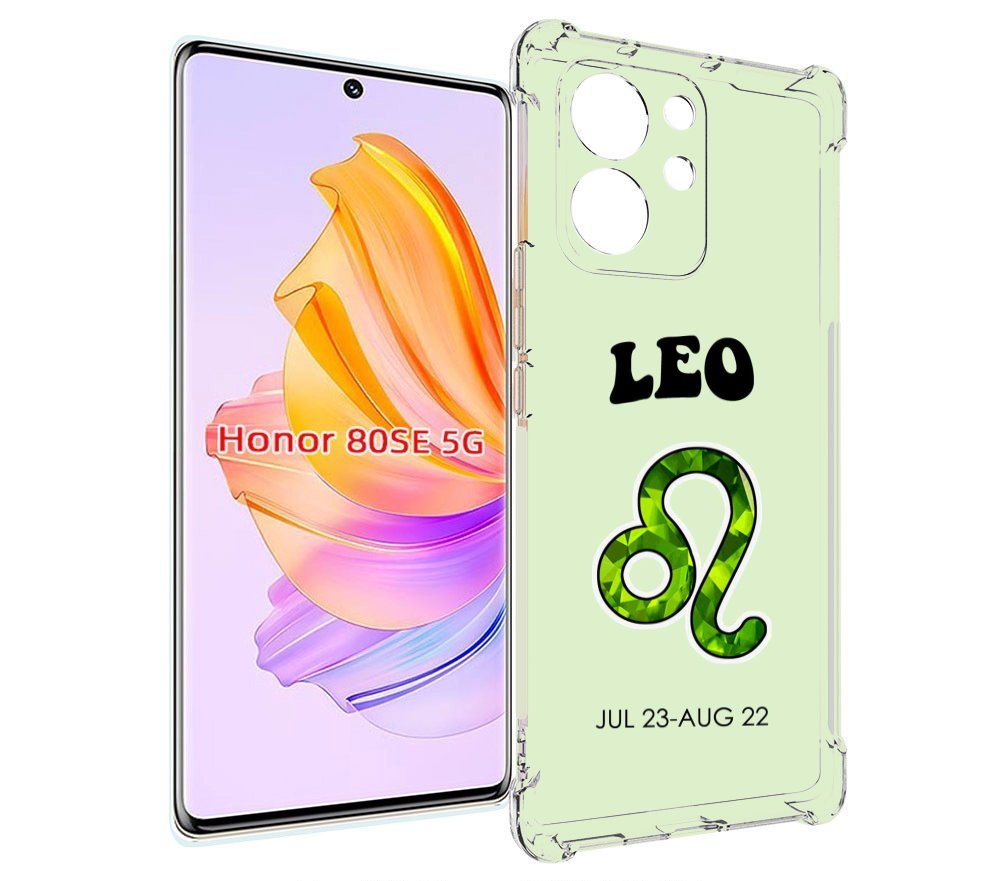 

Чехол MyPads знак зодиака лев 1 для Honor 80 SE, Прозрачный, Tocco