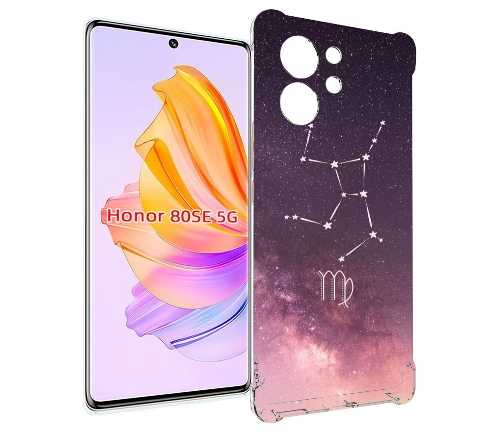 

Чехол MyPads знак зодиака дева 4 для Honor 80 SE, Прозрачный, Tocco