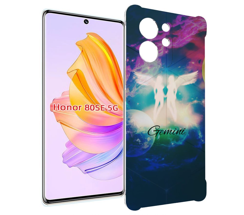 Чехол MyPads знак зодиака близнецы 3 для Honor 80 SE